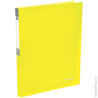 Папка с 20 вкладышами Berlingo "Neon", 14мм, 700мкм, неоновая желтая