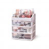 Органайзер для хранения косметики, канцтоваров, мелочей ТРИ УРОВНЯ, 26,6х17*23,5 см, DASWERK, 608477