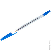 Ручка шариковая "111 Офис", синяя, 0,7-1мм, тонированный корпус, 10 шт/в уп