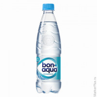 Вода негазированная питьевая BONAQUA (БонАква), 0,5 л, пластиковая бутылка, 739921 12 шт/в уп