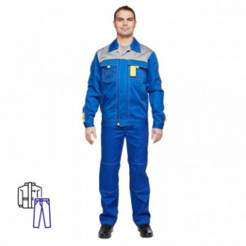 Спец.одежда летняя Костюм Профессионал-1/л10-КБР вас/сер (р.48-50) 182-188