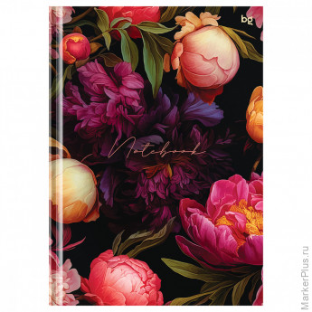 Бизнес-блокнот А5, 80л., евроформат, BG "Flowers", глянцевая ламинация Бизнес-блокнот А5, 80л., евроформат, BG "Flowers", глянцевая ламинация