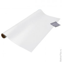 Доска-панель маркерная самоклеящаяся бумажная, белая в рулоне, 45х100 см, BRAUBERG, 236470