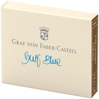 Картриджи чернильные Graf von Faber-Castell синие, 6шт., картонная коробка