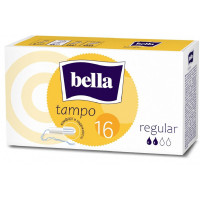 Тампоны Tampo Bella без аппликатора premium comfort Regular 16 шт/уп, комплект 16 шт