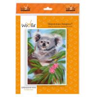 Набор для творчества шерстяной креатив Woolla Добродушная коала,WA-0136