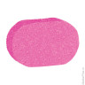 Мочалка губка, поролон, 9 г (4х9,5х14 см), розовая, "Овал", TIAMO "Original", 12625