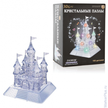 Игрушка развивающая 3D Crystal Puzzle "Замок", XL, 105 элементов