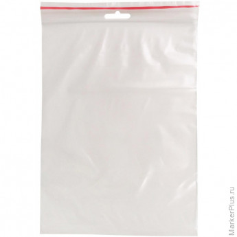 Пакет с замком (Zip Lock) с европодвесом 18 х 25 см, 60 мкм, 100 шт/уп, комплект 100 шт Пакет с замком (Zip Lock) с европодвесом 18 х 25 см, 60 мкм, 100 шт/уп, комплект 100 шт