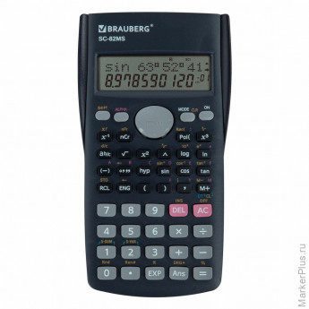 Калькулятор инженерный BRAUBERG SC-82MS (158х85 мм), 240 функций, 10+2 разрядов, темно-синий, 271721