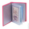 Бумажник водителя FABULA "Ultra", натуральная кожа, 6 пластиковых карманов, розовый, BV.75.FP