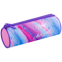 Пенал-тубус 2 отделения, 210*70мм, Berlingo "Marble", полиэстер