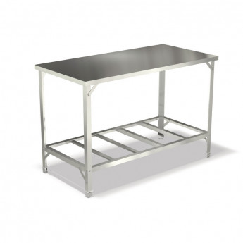 Метал.Мебель AppetiTT СПРО-1206ц стол производ.с полк.решетч,1200х600х850