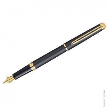 Ручка перьевая 'Hemisphere Matt Black GT' 0,8мм, подар.уп.