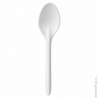 Ложка столовая одноразовая полипропиленовая 173 мм, белая, ПРЕМИУМ, ВЗЛП, 4033Б