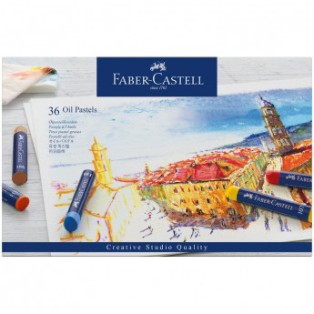 Пастель масляная Faber-Castell 'Oil Pastels', 36 цветов, картон. упак.