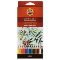 Карандаши акварельные KOH-I-NOOR MONDELUZ 12 цветов, шестигр, 3716/12 Карандаши акварельные KOH-I-NOOR MONDELUZ 12 цветов, шестигр, 3716/12