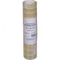 Клейкая лента канцелярская 19х33 12 шт./уп., комплект 12 шт