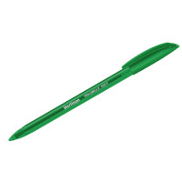 Ручка шариковая Berlingo 'Triangle 100T' зеленая, 0,7мм, трехгран., игольчатый стержень, 30 шт/в уп