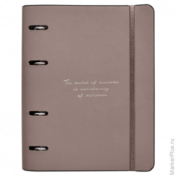 Тетрадь со сменным блоком А5,120л,Infolio Study,Quote,иск.кож,N3812