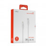 Кабель uBear LIFE, USB-C - Lightning, до 60W, 1.2 м, бел (DC11WH12LF-CL)