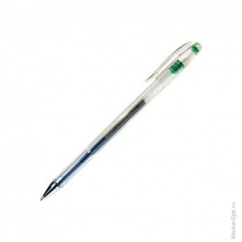 Ручка гелевая зеленая, 0,5мм