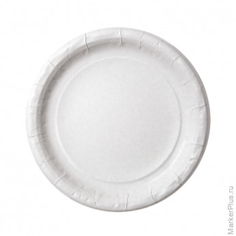 Тарелка из ламинированной бумаги д 230 мм, 50шт/уп, комплект 50 шт