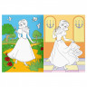 Раскраска А4 ТРИ СОВЫ "Бал принцесс", 16стр., цветной фон