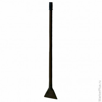 Ледоруб-топор шириной 16 см, ВЕС 1,6 кг, металлическая ручка 135 см, D=25 мм, УСИЛЕННЫЙ, черная порошковая окраска, ГРАНДМАСТЕР, 700345