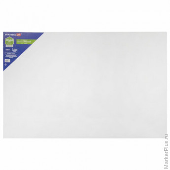 Холст на картоне (МДФ), 40х60 см, грунтованный, хлопок, мелкое зерно, BRAUBERG ART CLASSIC, 191676