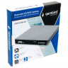 Внешний оптический привод CD/DVD GEMBIRD USB 3.0, пластик, черный, DVD-USB-03 Внешний оптический привод CD/DVD GEMBIRD USB 3.0, пластик, черный, DVD-USB-03