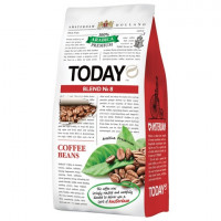 Кофе в зернах TODAY 'Blend №8', натуральный, 800 г, 100% арабика, вакуумная упаковка, ТО80004003