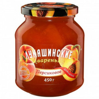 Варенье Лукашинские персиковое, 450г