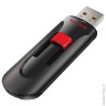 Флэш-диск 128 GB, SANDISK Cruzer Glide, USB 2.0, черный, SDCZ60-128G-B35