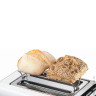 Тостер BOSCH TAT8611, 860 Вт, 2 тоста, разморозка, подогрев, решетка для булочек, нержавеющая сталь,