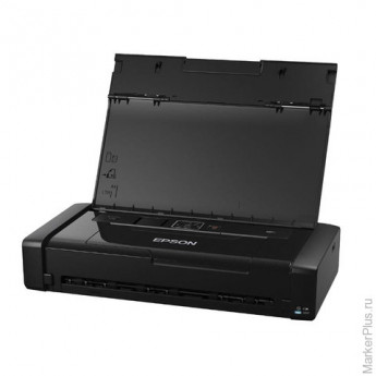 Принтер струйный EPSON WorkForce WF-100W, А4, 5760x1440, 14 стр./мин., Wi-Fi портативный, работа от 