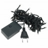 Электрогирлянда-нить комнатная "Стандарт" 5 м, 50 LED, мультицветная, 220 V, контроллер, ЗОЛОТАЯ СКАЗКА, 591345