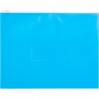 Папка на молнии А5 Attache Color , голубой