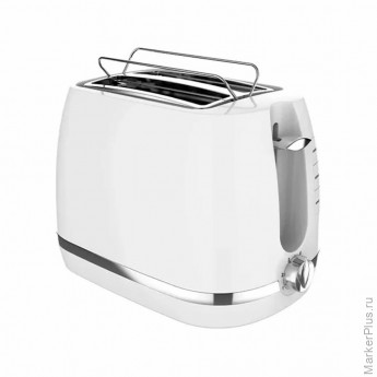 Тостер BQ (БИ-КЬЮ) T1711, 900 Вт, 2 тоста, 6 режимов, пластик, белый, 86189891