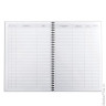 Журнал регистрации документов, 50 л., картон, на гребне, А4 (204х290 мм), 13с16-50