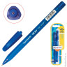 Ручки шариковые PAPER MATE, набор 2 шт., "InkJoy 100 Cap", корпус синий, 0,5 мм, блистер, синие, 1956390