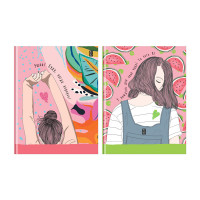 Бизнес-блокнот А5, 80л., BG "Девочки, такие девочки", глянцевая ламинация Бизнес-блокнот А5, 80л., BG "Девочки, такие девочки", глянцевая ламинация