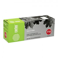 Картридж лазерный CANON (716BK) LBP-5050, черный ресурс 2500 стр., CACTUS, совместимый, CS-C716BK