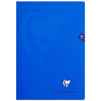 Тетрадь 48л., А4, клетка Clairefontaine "Mimesys", 90г/м2, пластиковая обложка, синяя