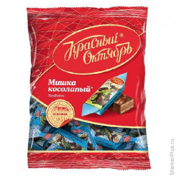 Конфеты Шоколадные Мишка косолапый, 200г