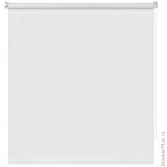 Рулонная штора ARX_Блэкаут Шалюр Белый 070x160 Мини