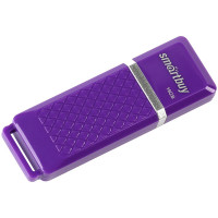 Память Smart Buy "Quartz" 16GB, USB2.0 Flash Drive, фиолетовый