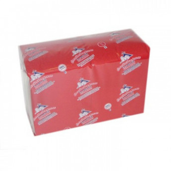 Салфетки Profi Pack 2 сл. 24х24 красные 250 шт./уп., комплект 250 шт