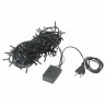 Электрогирлянда-нить комнатная "Стандарт" 10 м, 100 LED, теплый белый свет, 220 V, контроллер, ЗОЛОТАЯ СКАЗКА, 591346