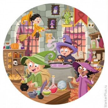 Пазл 77 эл. ТРИ СОВЫ "Школа волшебников"